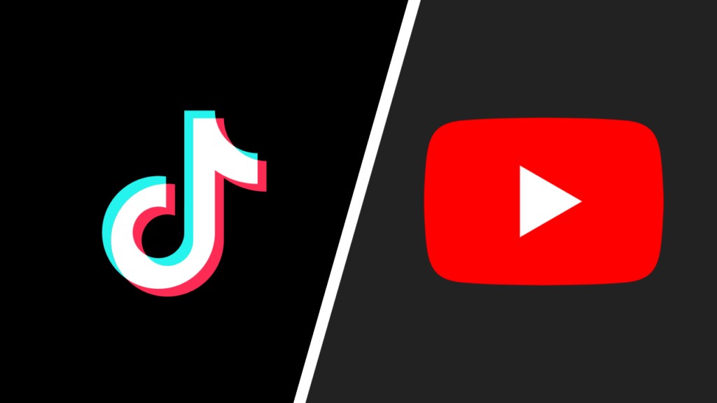 Tiktok vs Youtube照片